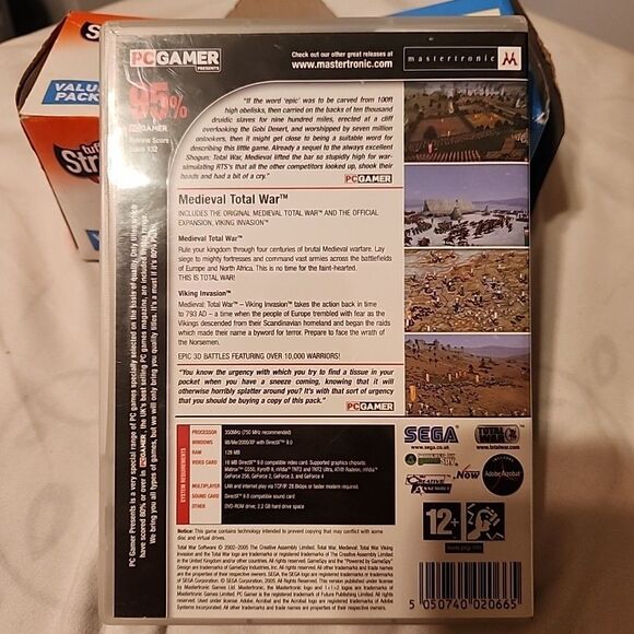 Medieval Total War "GOLD EDITION" Viking Invasion PC DVD-Rom PC Gamer - Picture 2 of 3